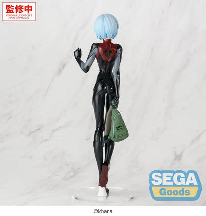 Rebuild of Evangelion FiGURiZMa Rei Ayanami Tentative Name Plugsuit Ver Figure wearing a black plugsuit