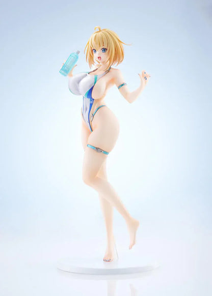 Bunny Suit Planning Sophia F. Shirring High-Cut Swimsuit Version 1/6 scale anime figure posed on round display base