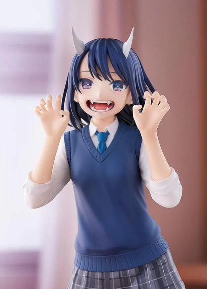 RuriDragon Pop Up Parade L Ruri Aoki figure with horns school uniform and playful claw pose by Good Smile Company