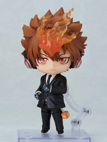 Reborn Nendoroid Tsunayoshi Sawada Black Suit Ver with dying will flame effect