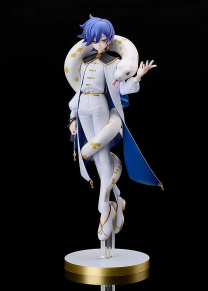 KAITO Chinese Style Ver. 1/7 scale figure wearing an elegant white and blue outfit with gold accents and a large white snake.