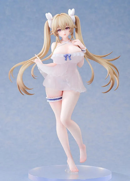Azur Lane LessMore Anchorage Private Quarters Ver. 1/8 scale figure wearing a white outfit with blue accents.