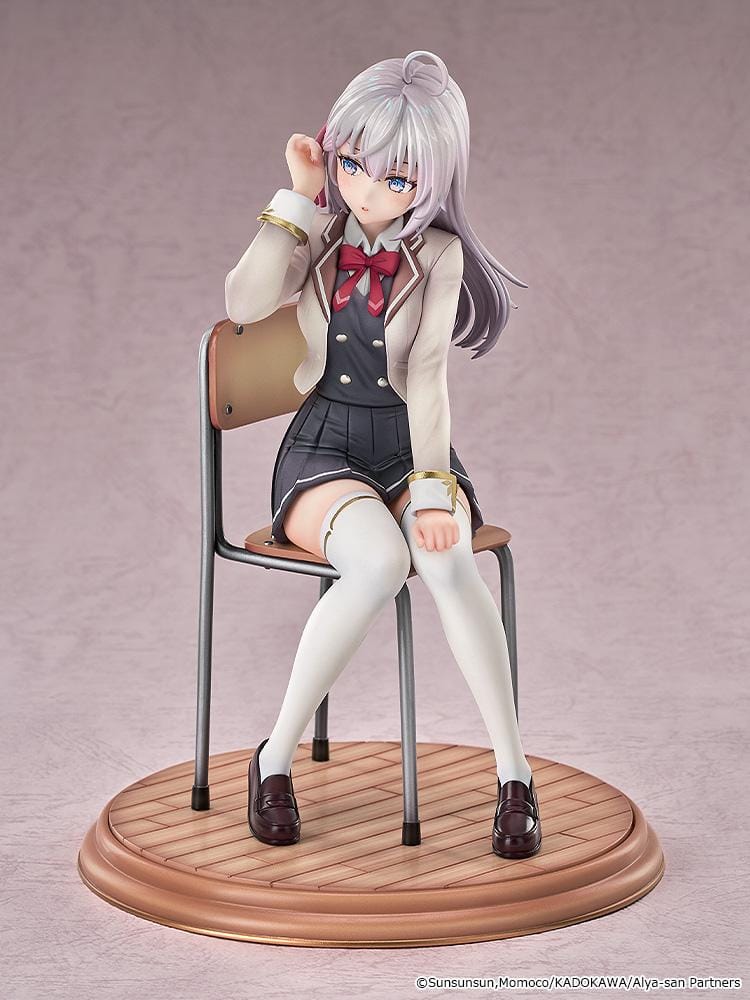 Alisa Mikhailovna Kujou 1/7 scale figure seated on chair from Alya Sometimes Hides Her Feelings in Russian