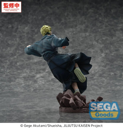 Jujutsu Kaisen Luminasta Naoya Zenin The Culling Game Figure in a dynamic battle pose with rocky display base