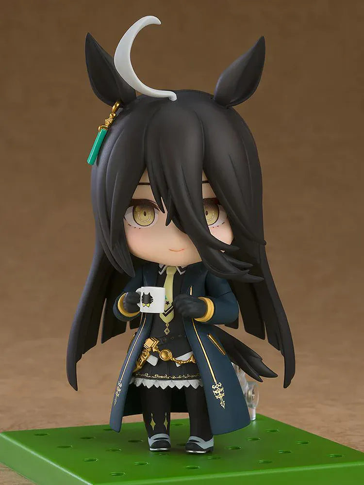 Manhattan Cafe Nendoroid figure from Uma Musume Pretty Derby with chibi design and coffee theme