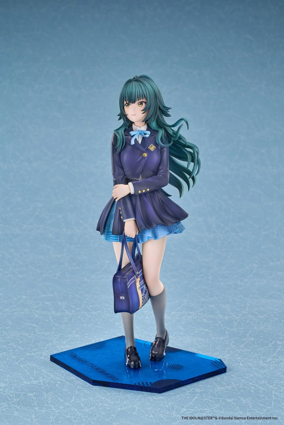 Gakuen Idolmaster Temari Tsukimura Hydrangea After the Rain Before Training 1/7 scale figure holding a school bag