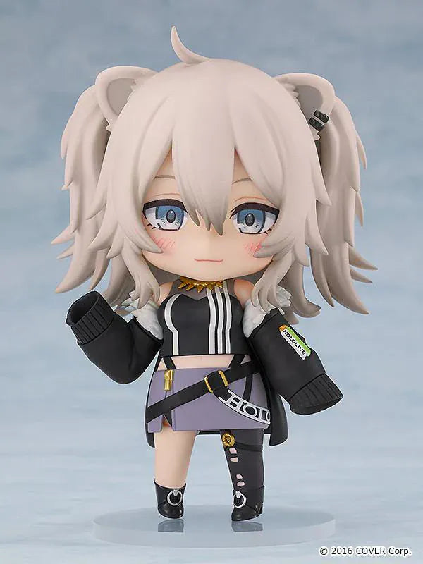 Hololive Nendoroid No.2114 Shishiro Botan re-run chibi figure in gamer outfit with fluffy twin-tail hair and black jacket