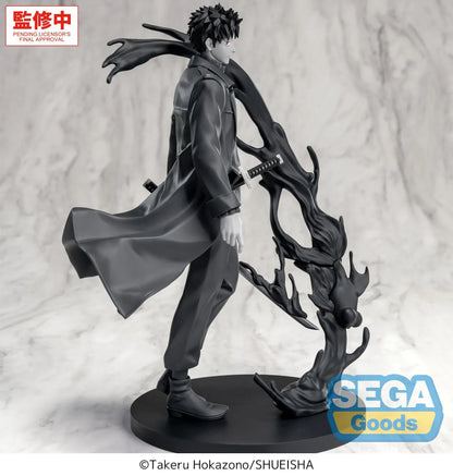 Kagurabachi Luminasta Chihiro Rokuhira Kuro figure with Enchanted Blade and black Kuro effect display