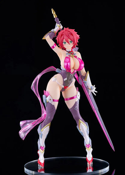 Cutie Honey Nova POP UP PARADE SP Cutie Honey Figure featuring Cutie Honey with short red hair, glossy pink battle outfit, sword accessory, and dynamic hero pose.