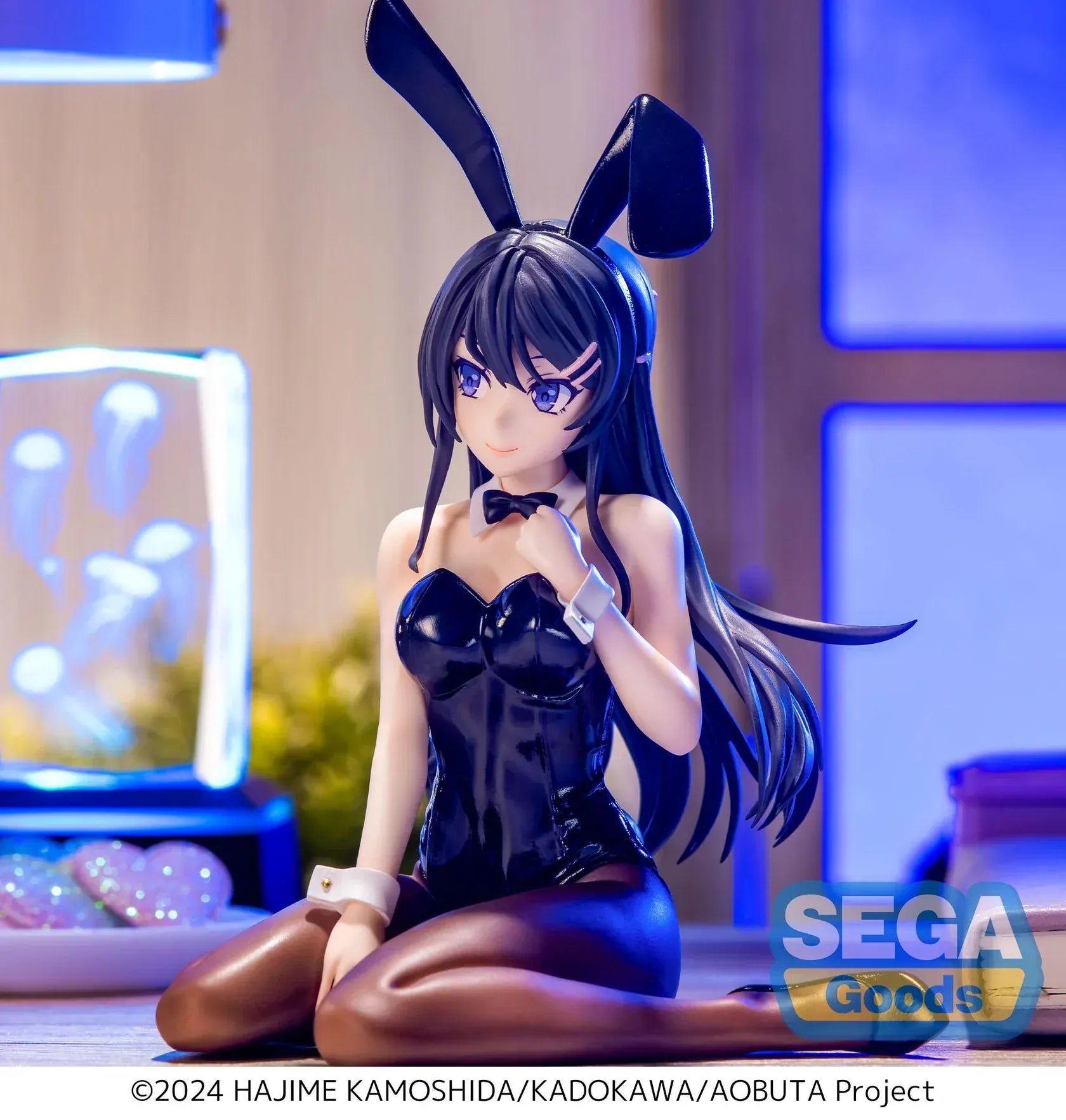 Mai Sakurajima Yumemirize bunny girl figure kneeling pose from Rascal Does Not Dream of Bunny Girl Senpai