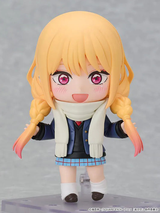 My Dress-Up Darling Season 2 Nendoroid Marin Kitagawa Winter Uniform Version figure with scarf and school uniform