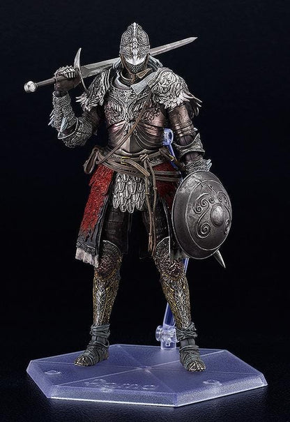 ELDEN RING figma Raging Wolf Figure rerelease featuring detailed medieval armor with sword, shield, and posable action figure design