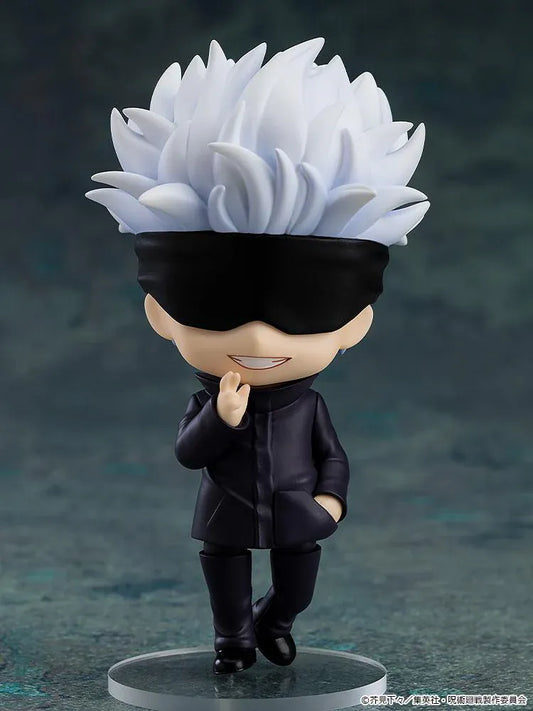Jujutsu Kaisen Nendoroid Satoru Gojo rerelease anime figure with blindfold and black outfit