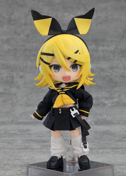 Vocaloid Kagamine Rin Nendoroid Doll Bring It On version with black and yellow outfit