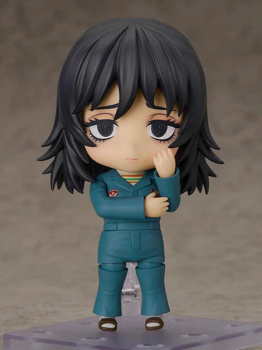 Mouthwashing Nendoroid No.2884 Anya in teal outfit with expressive thoughtful pose