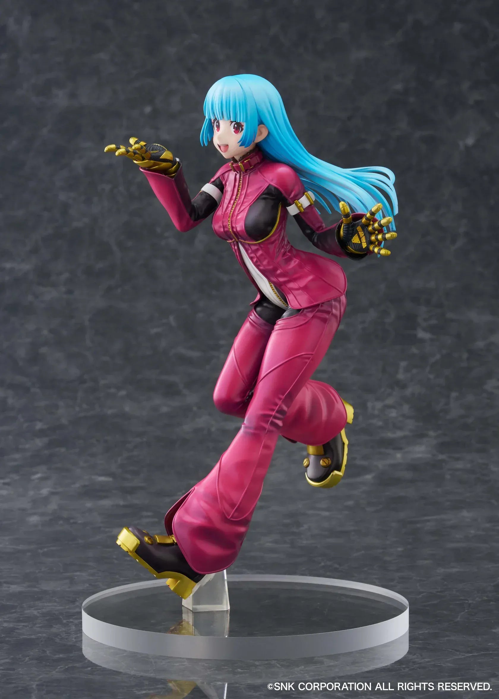 Kula Diamond The King of Fighters XV limited edition 1/7 scale figure in pink battle outfit with dynamic pose