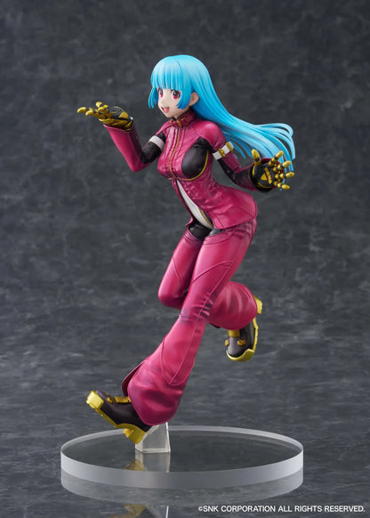 Kula Diamond The King of Fighters XV limited edition 1/7 scale figure in pink battle outfit with dynamic pose
