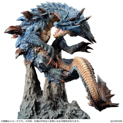 Lagiacrus Creators Model Figure Builder Monster Hunter reissue Capcom dragon leviathan figure on rock base