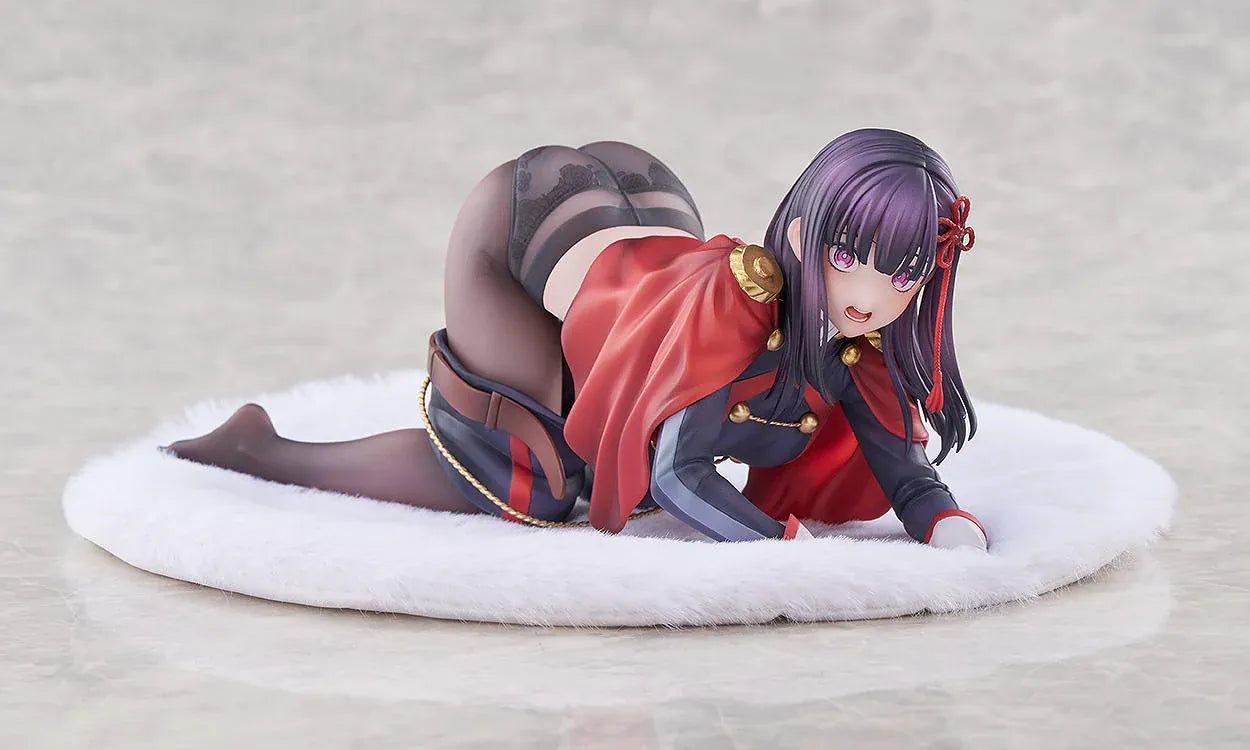 Chained Soldier Ren Yamashiro 1/7 Scale Figure featuring Ren with long dark hair, red-and-black outfit details, and a bold display pose on a soft base.