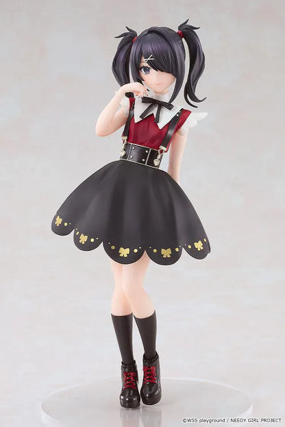 NEEDY GIRL OVERDOSE POP UP PARADE Ame-chan Anime Ver. Figure featuring Ame-chan with twin tails, a black and red dress, ribbon details, and glossy boots.