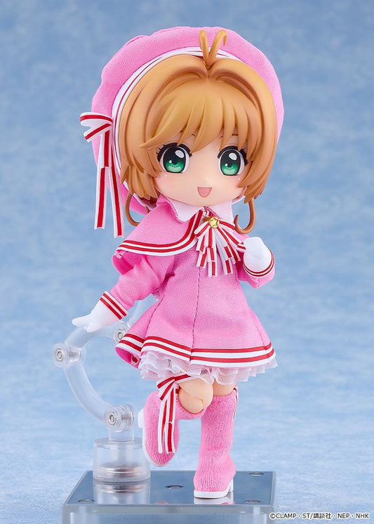 Cardcaptor Sakura Clear Card Nendoroid Doll Sakura Kinomoto Costume Version wearing a pink outfit