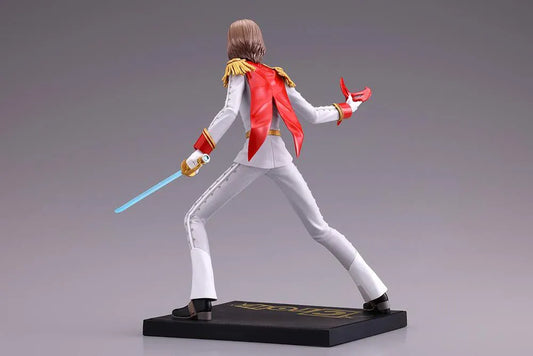 Persona 5 Royal Oshi Works Crow figure featuring Crow in his white Phantom Thief outfit holding his saber and signature red mask