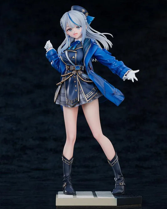 WeatherPlanet Amagai Ruka 1/7 scale figure featuring Amagai Ruka in a blue outfit with a flowing jacket and matching hat
