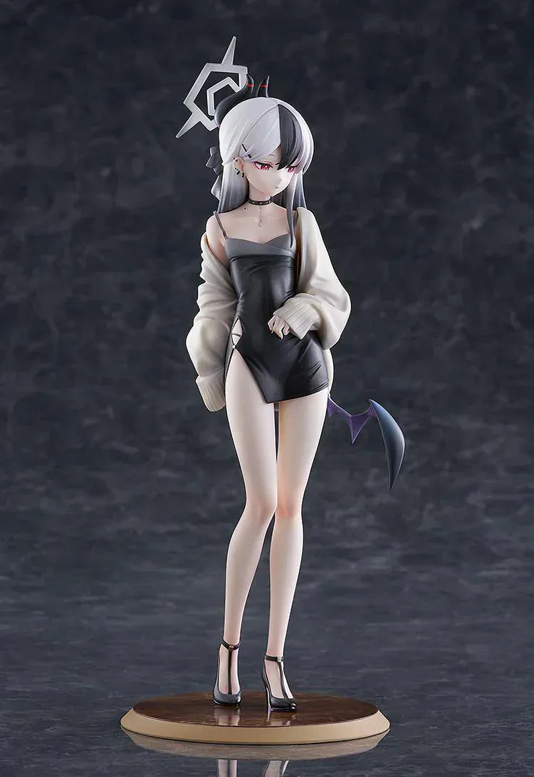 Blue Archive Kayoko Dress 1/7 Scale Figure with black dress white jacket horns and tail