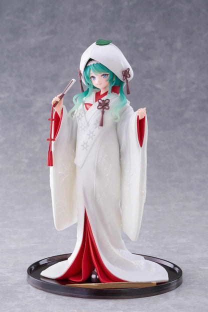 Snow Miku All Stars 2013 Ver. AMP+ Figure featuring Hatsune Miku in an elegant white and red kimono-style outfit