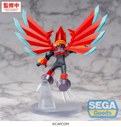 Mega Man Battle Network Luminasta Mega Man Falzar Beast Figure with red wings by SEGA