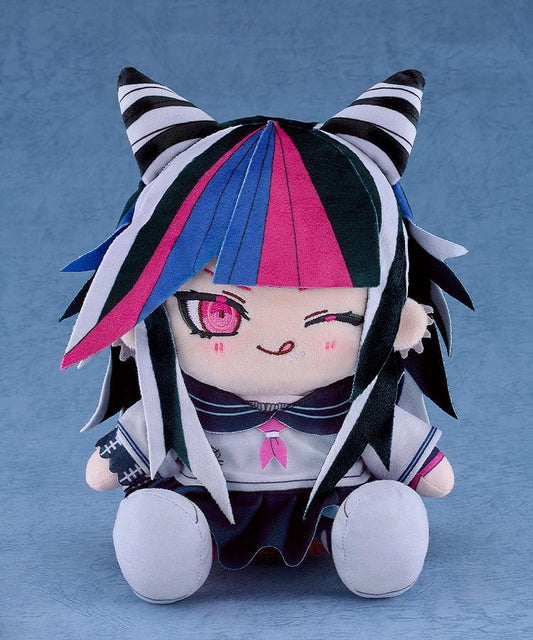 Ibuki Mioda Chocopuni plushie from Danganronpa 2 Goodbye Despair with multicolored hair chibi plush doll