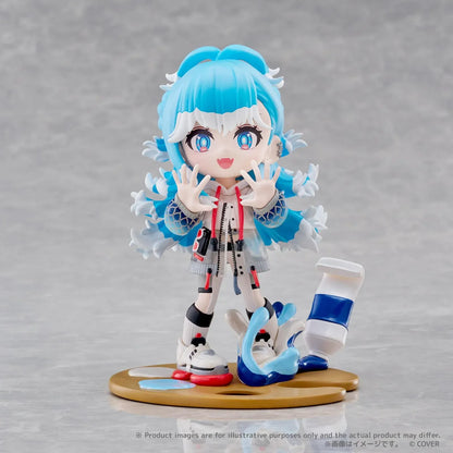 Hololive Production PalVerse Pale Kobo Kanaeru Figure with blue hair and her signature rain-inspired outfit