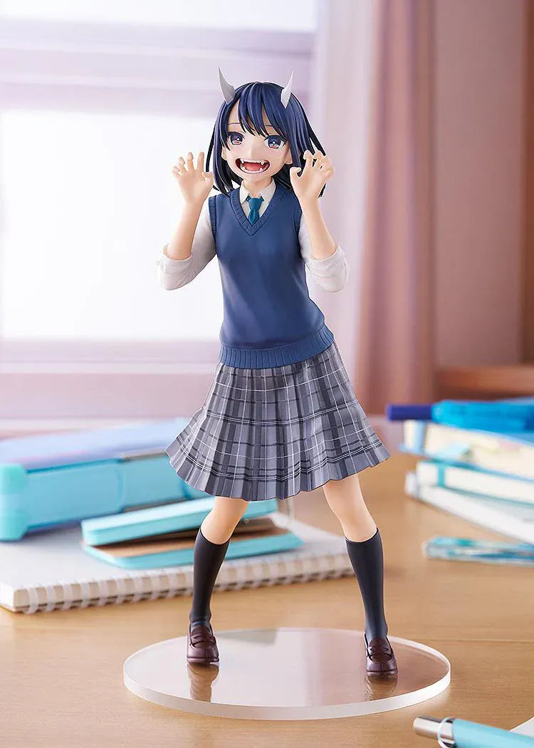 RuriDragon Pop Up Parade L Ruri Aoki figure with horns school uniform and playful claw pose by Good Smile Company