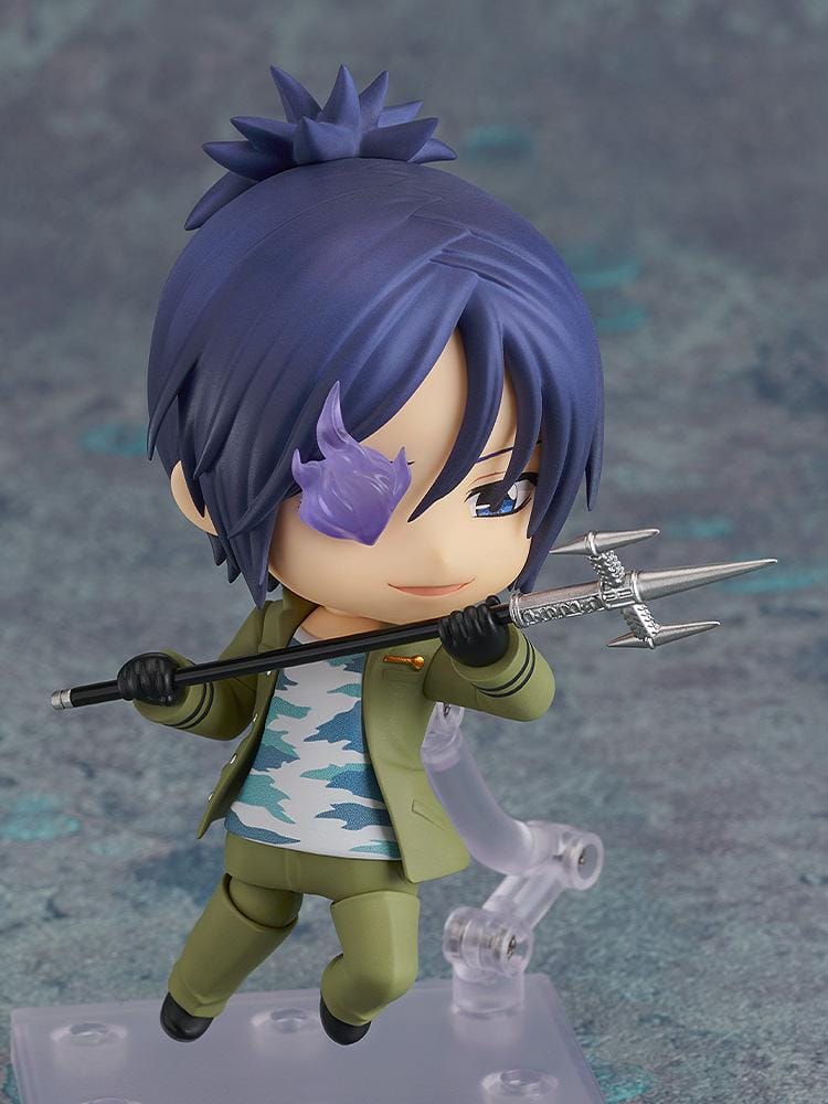 Mukuro Rokudo Nendoroid 2.0 REBORN anime figure chibi blue hair heterochromia trident pose Good Smile Company