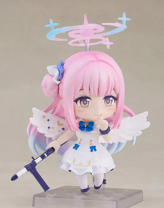 Blue Archive Nendoroid Mika Misono rerelease figure with angel wings halo and weapon accessory