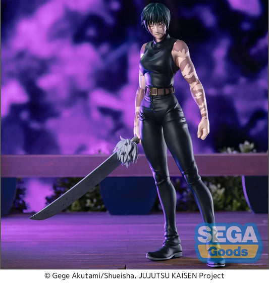 Jujutsu Kaisen XStellar Maki Zenin figure holding weapon standing pose SEGA prize figure