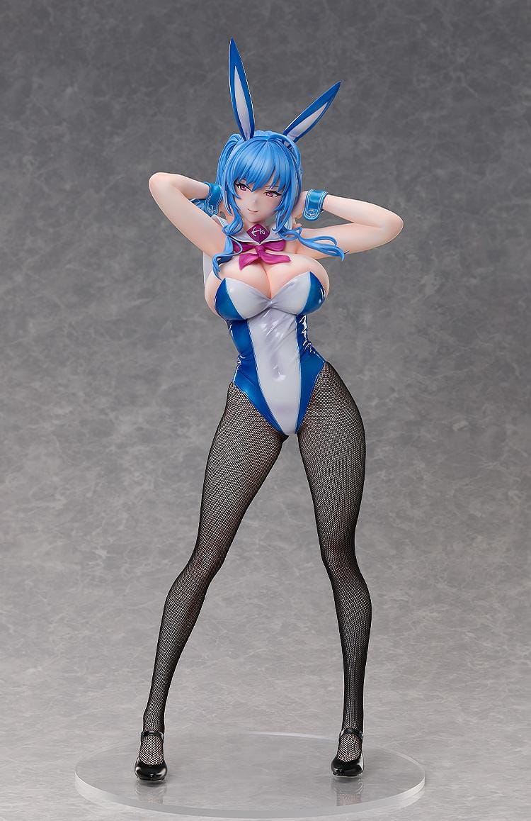Azur Lane St. Louis Bunny Ver. 1/4 scale figure featuring glossy blue bunny outfit and fishnet stockings
