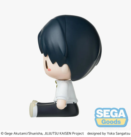 Yuta Okkotsu chibi figure from Jujutsu Kaisen The Culling Game seated in his white uniform with dark hair and gold buttons.