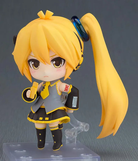Akita Neru Nendoroid figure featuring her iconic blonde side ponytail, classic outfit, and cellphone accessory with interchangeable parts