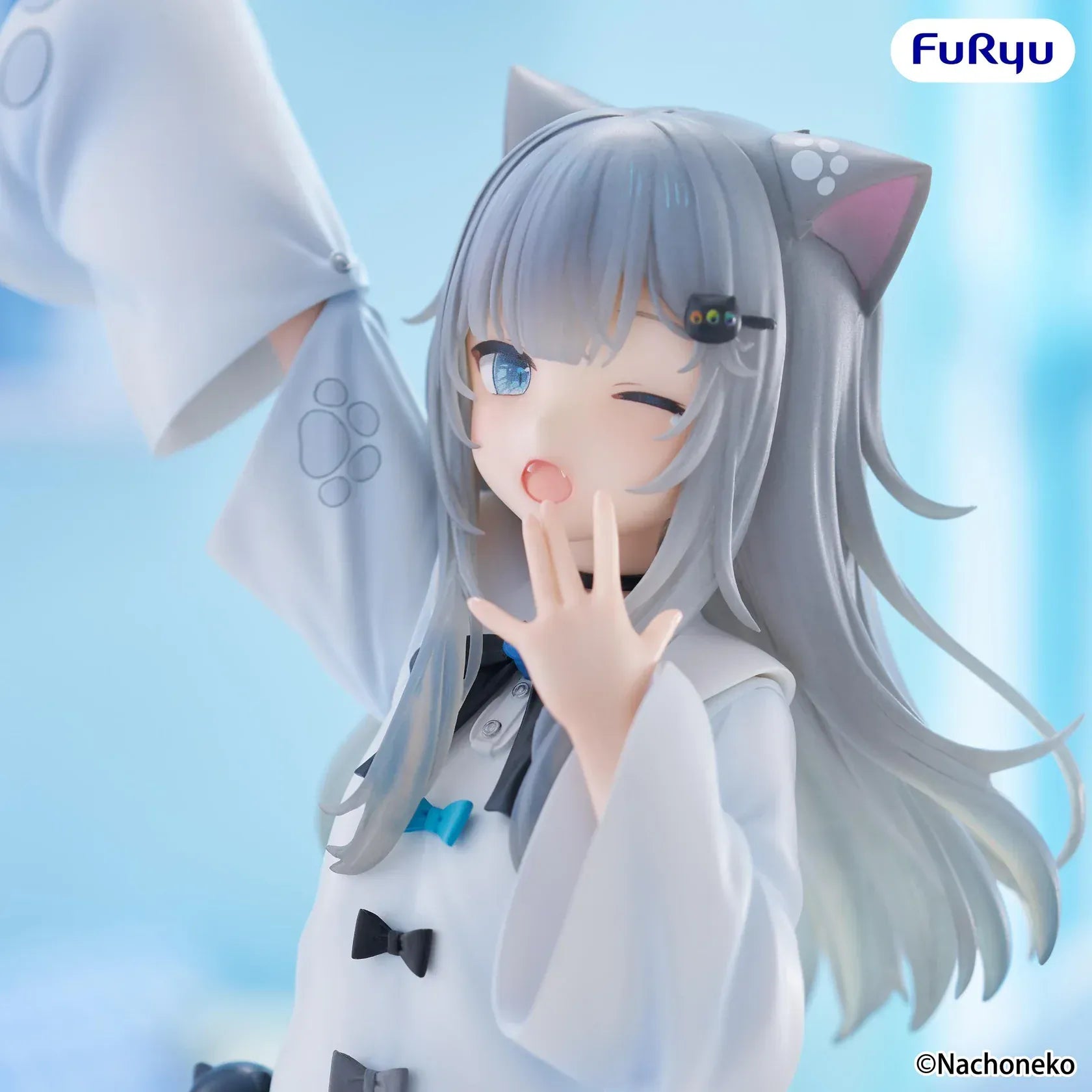 Nachoneko Trio-Try-iT figure rerun version FuRyu VTuber catgirl pajama hoodie collectible