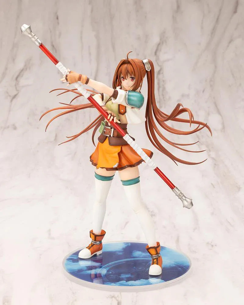 The Legend of Heroes Trails in the Sky Estelle Bright 1/8 Scale Figure holding her staff in a dynamic battle pose