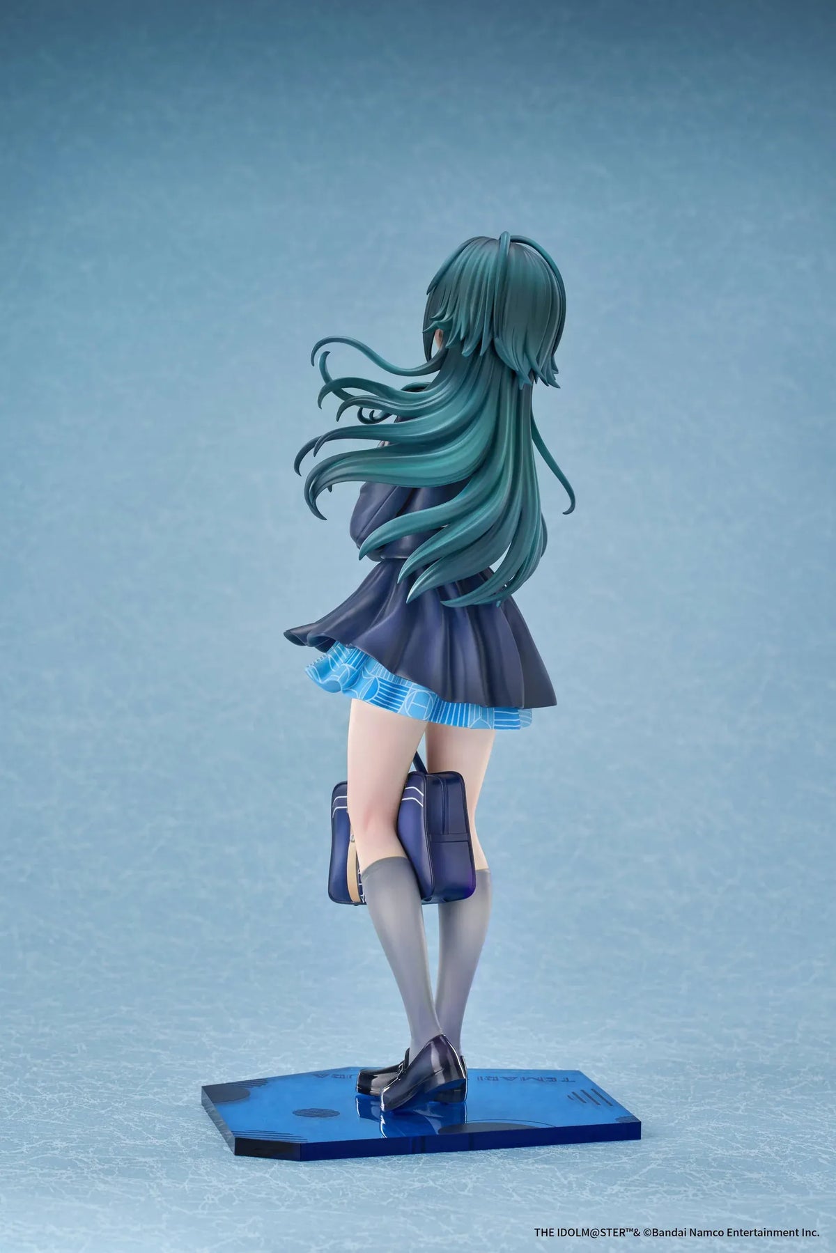 Gakuen Idolmaster Temari Tsukimura Hydrangea After the Rain Before Training 1/7 scale figure holding a school bag