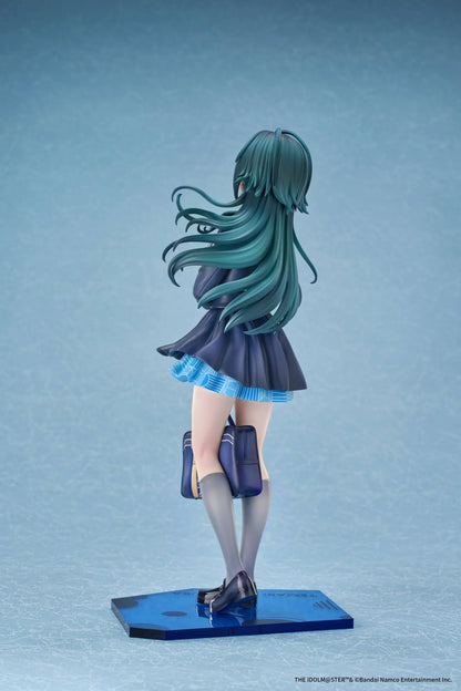 Gakuen Idolmaster Temari Tsukimura Hydrangea After the Rain Before Training 1/7 scale figure holding a school bag