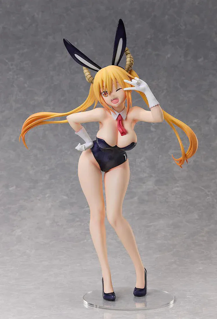 Miss Kobayashi's Dragon Maid Tohru Bare Leg Bunny Ver. 1/4 scale figure with bunny outfit and dynamic pose