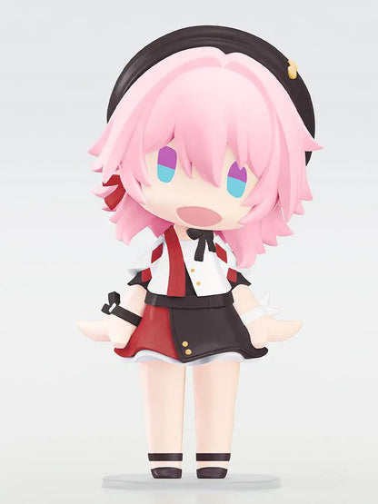 Honkai Star Rail Hello Good Smile March 7th chibi figure with pink hair and open-mouth expression