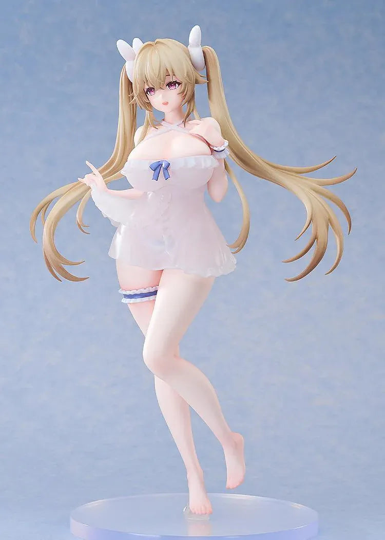 Azur Lane LessMore Anchorage Private Quarters Ver. 1/8 scale figure wearing a white outfit with blue accents.