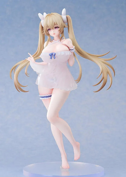 Azur Lane LessMore Anchorage Private Quarters Ver. 1/8 scale figure wearing a white outfit with blue accents.