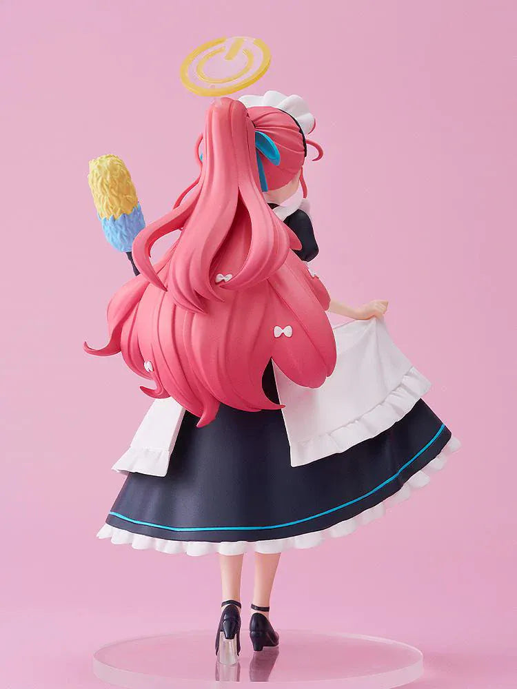 Blue Archive POP UP PARADE Yuzu Maid figure wearing a maid outfit and holding a feather duster