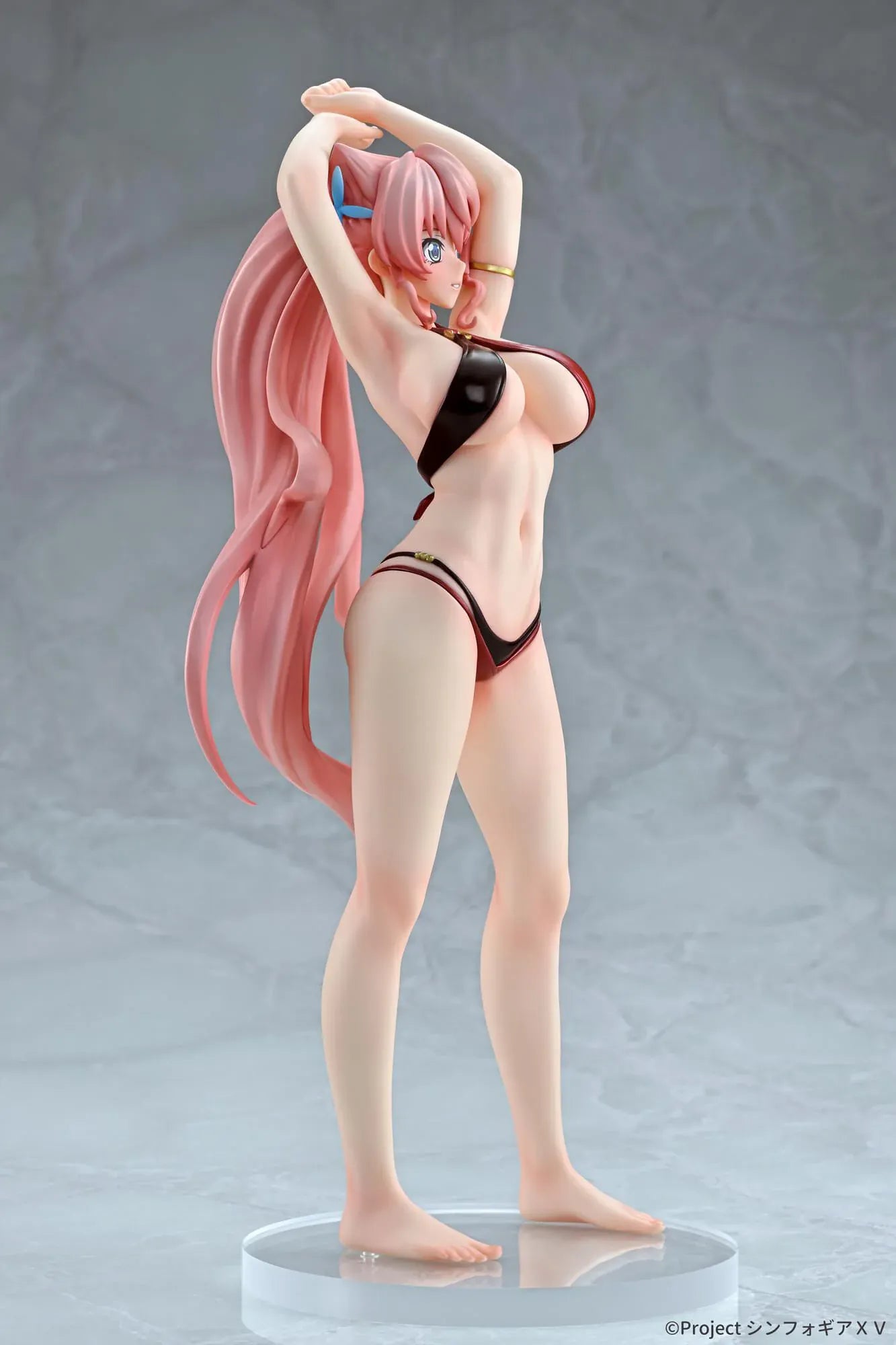 Senki Zesshou Symphogear XV Maria Cadenzavna Eve Bikini Style 1/7 Scale Figure wearing a red and black bikini