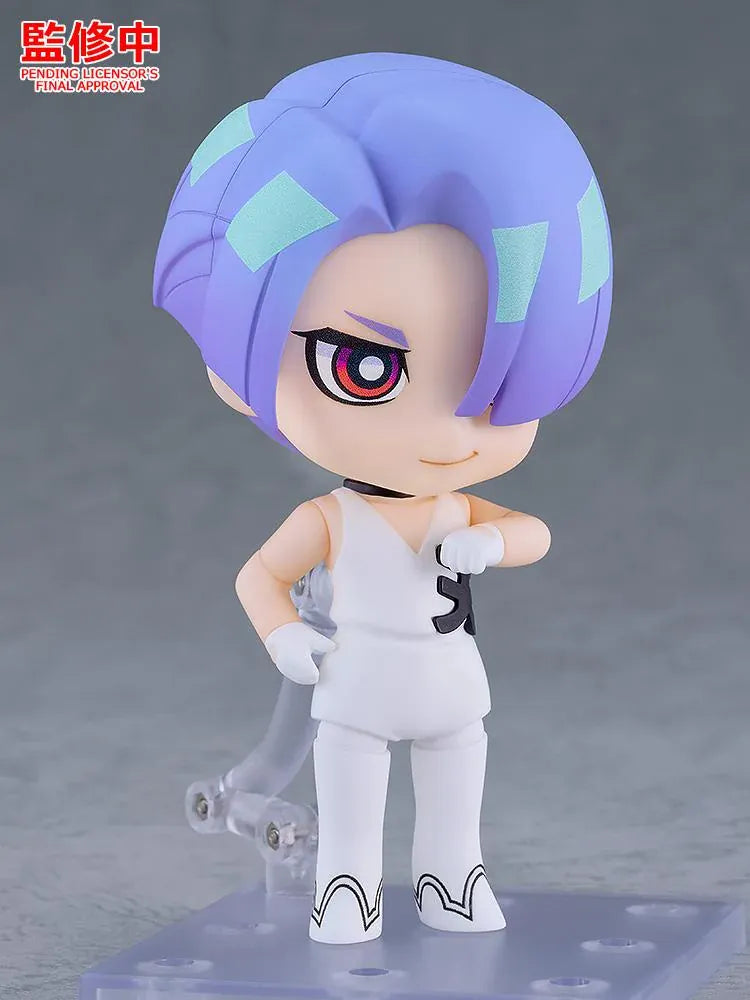 New PANTY & STOCKING with GARTERBELT Nendoroid Polyester figure with blue-purple hair and a white outfit.